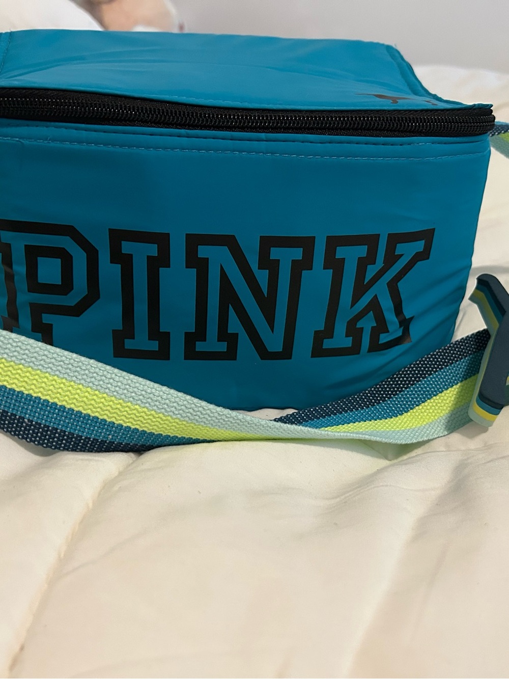 PINK Victoria's Secret Teal Crossbody Sling Bag by PINK Victoria's Secret - Teal